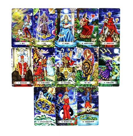 Фотография книги "Эндрю Тэйвас: Изумрудное Таро, 78 карт + инструкция"