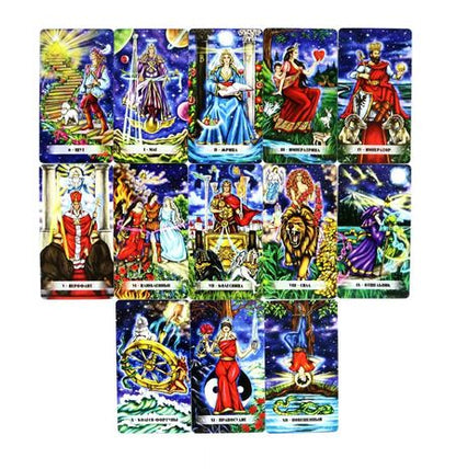 Фотография книги "Эндрю Тэйвас: Изумрудное Таро, 78 карт + инструкция"