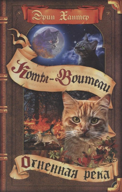 Обложка книги "Эрин Хантер: Огненная река"