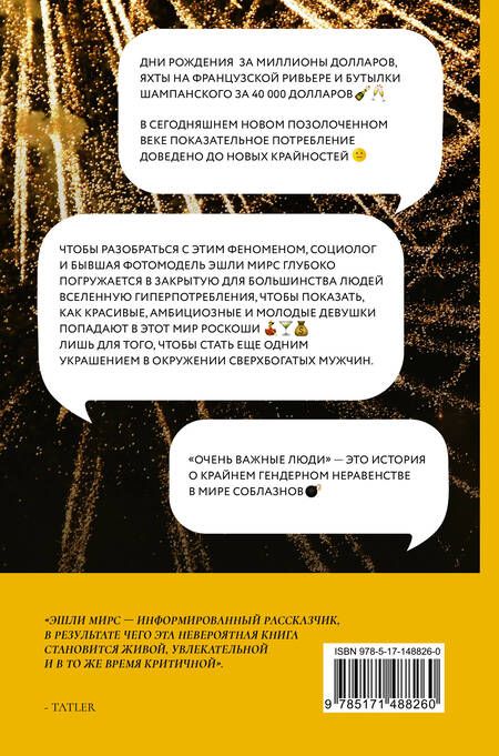 Фотография книги "Эшли Мирс: Очень важные люди. Статус и красота в мире элитных вечеринок"