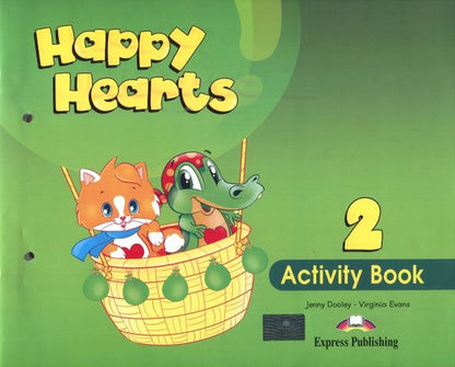 Обложка книги "Evans, Дули: Happy Hearts 2. Activity Book. Рабочая тетрадь"