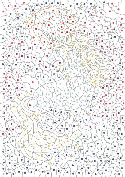 Фотография книги "Фантастические единороги. Цвета, символы, номера"