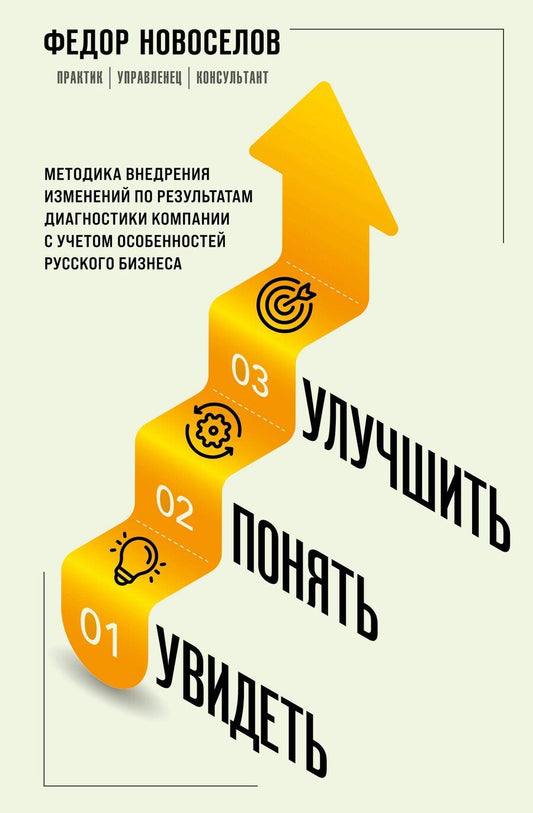 Обложка книги "Федор Александрович: Увидеть. Понять. Улучшить. Методика внедрения изменений, по результатам диагностики компании, с учетом особенностей русского бизнеса"