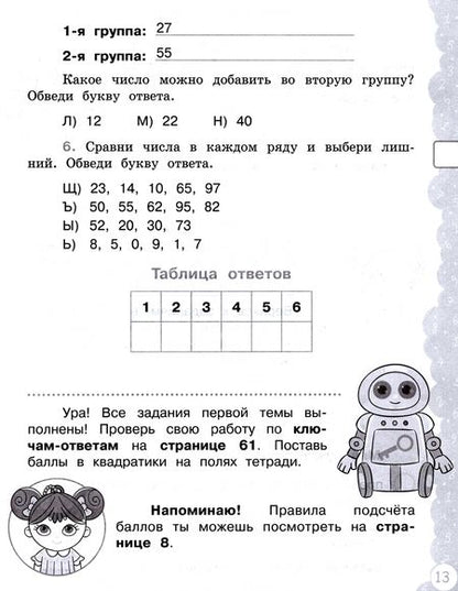 Фотография книги "Федоскина, Керженцева: Математика. 2 класс. Тетрадь-тренажер."