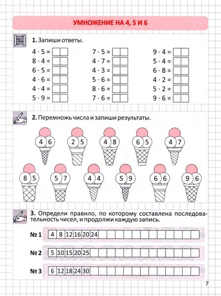 Фотография книги "Федоскина: Математика. 2-4 класс. Тренажёр по устному счёту. Табличное умножение"