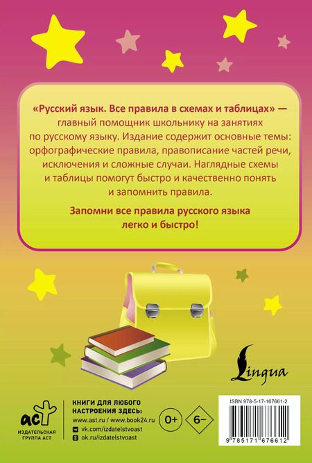 Фотография книги "Филипп Алексеев: Русский язык. Все правила в схемах и таблицах"