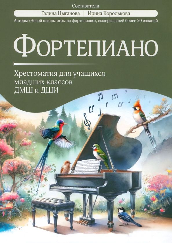 Обложка книги "Фортепиано. Хрестоматия для учащихся младших классов ДМШ и ДШИ"