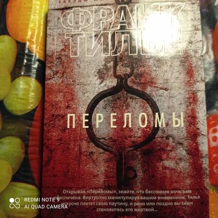 Фотография книги "Франк Тилье: Переломы"
