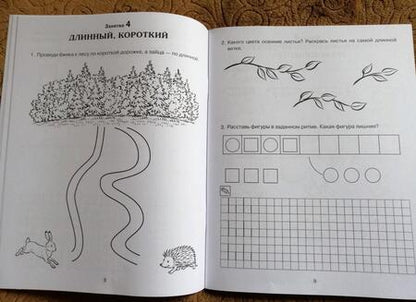 Фотография книги "Галина Сычева: Формирование элементарных математических представлений у дошкольников 4-5 л. Рабочая тетрадь 1 года"