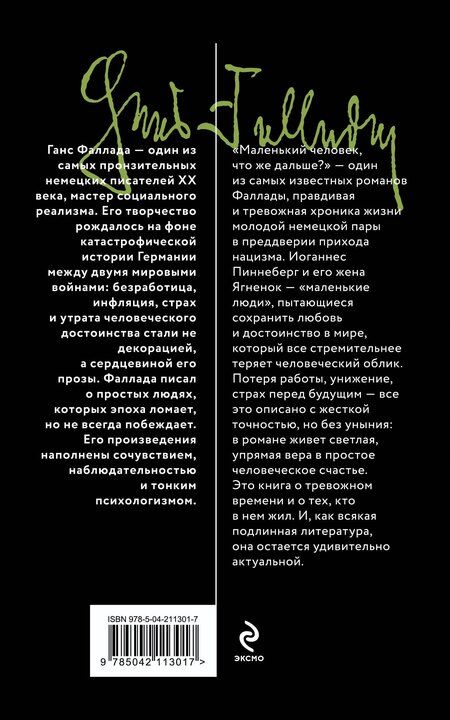 Фотография книги "Ганс Фаллада: Маленький человек, что же дальше?"