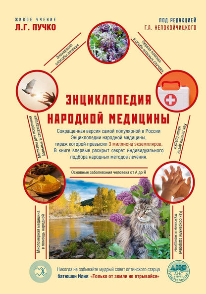 Обложка книги "Геннадий Анатольевич: Энциклопедия народной медицины"