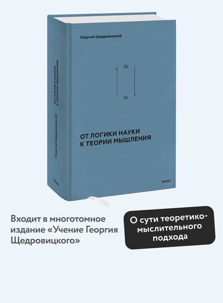 Фотография книги "Георгий Щедровицкий: От логики науки к теории мышления"