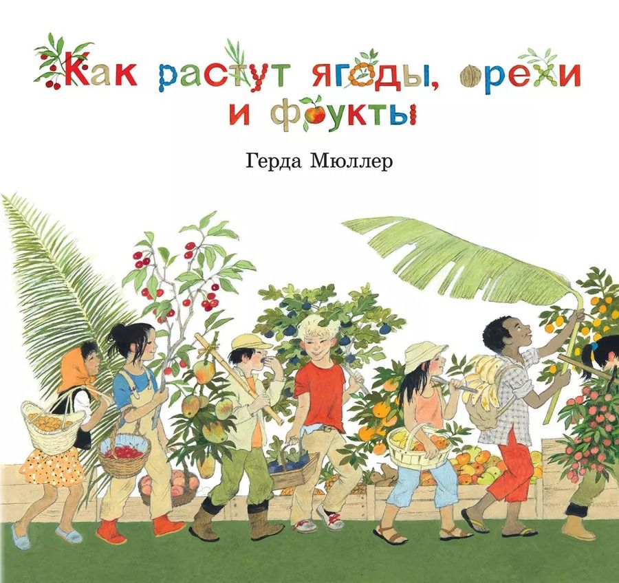 Обложка книги "Герда Мюллер: Как растут ягоды, орехи и фрукты (иллюстрации Герды Мюллер)"