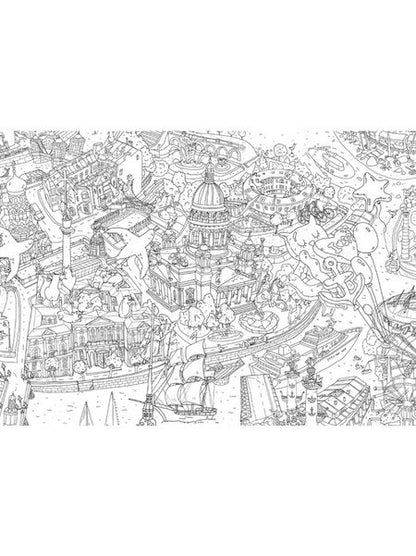 Фотография книги "Гигантская раскраска «Санкт-Петербург», города Мира, формат А0"