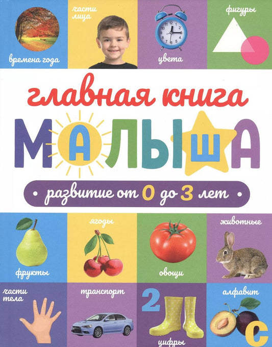 Обложка книги "Главная книга малыша. Развитие от 0 до 3 лет"