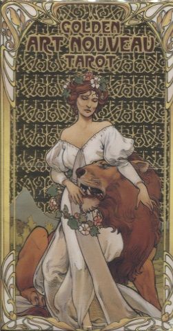Фотография книги "Джулия Ф.: Золотое Таро Уэйт Арт-Нуво / Golden Art Nouveau Tarot. 78 карт с инструкцией"