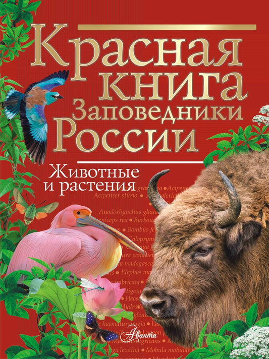 Обложка книги "Горбатовский: Красная книга. Заповедники России. Животные и растения"
