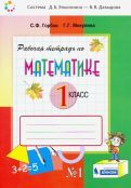 Обложка книги "Горбов, Микулина: Математика. 1 класс. Рабочая тетрадь. В 2-х частях. ФГОС"