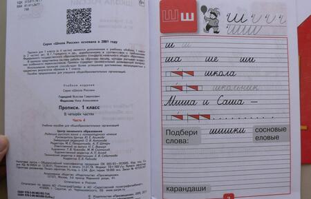 Фотография книги "Горецкий, Федосова: Прописи. 1 класс. В 4-х частях. Часть 4"