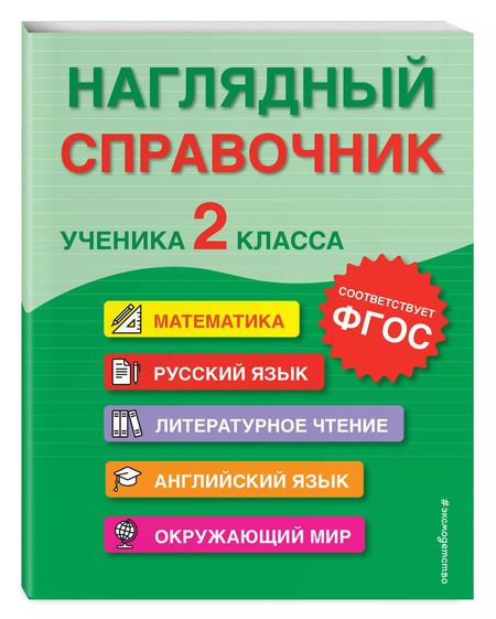 Фотография книги "Горохова, Хацкевич, Пожилова: Наглядный справочник ученика 2 класса"