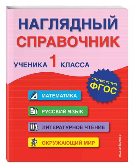 Фотография книги "Горохова, Пожилова: Наглядный справочник ученика 1 класса"