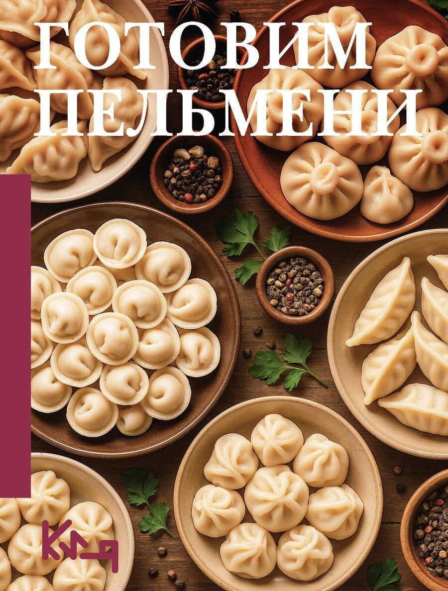 Обложка книги "Готовим пельмени"