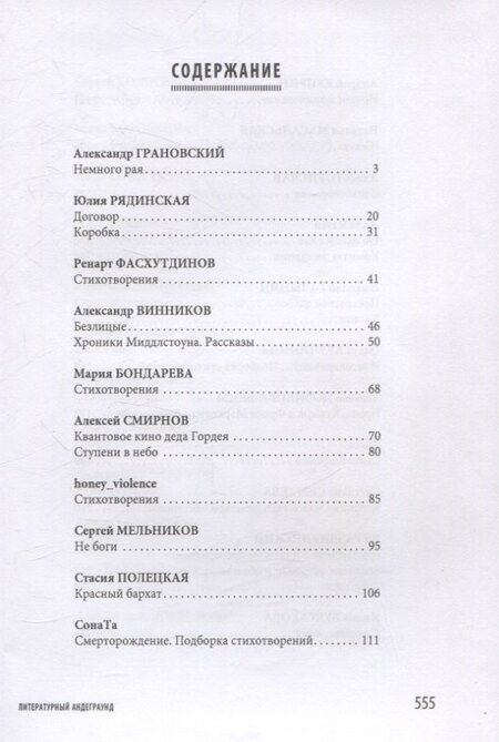 Фотография книги "Грановский, Рядинсая, Фасхутдинов: Сложные щи: литературный андеграунд"