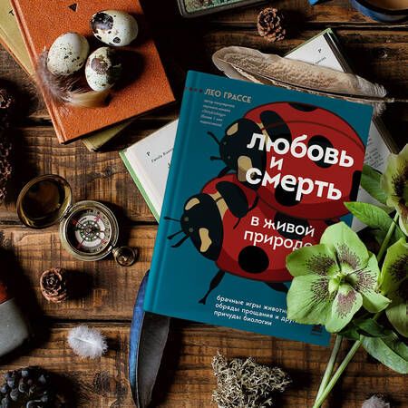 Фотография книги "Грассе: Любовь и смерть в живой природе. Брачные игры животных, обряды прощания и другие причуды биологии"