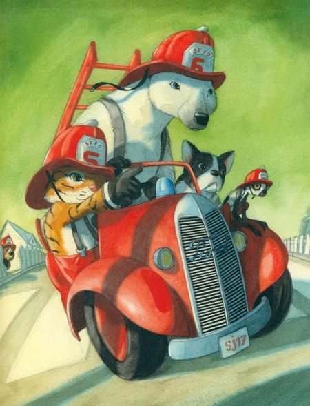 Фотография книги "Гребан: Хочу быть пожарным!"