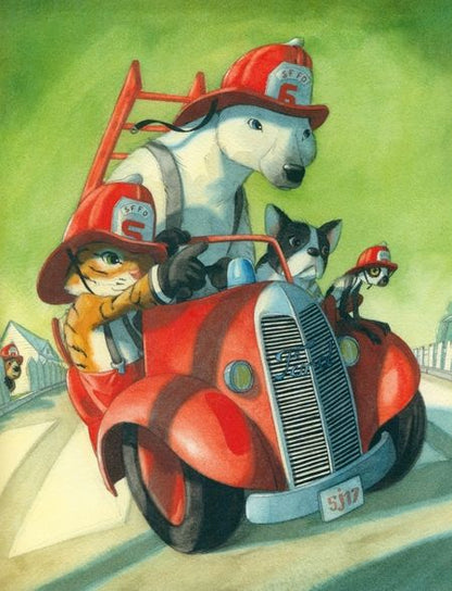 Фотография книги "Гребан: Хочу быть пожарным!"