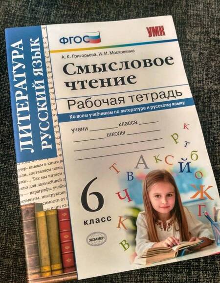 Фотография книги "Григорьева, Московкина: Смысловое чтение. 6 класс. Рабочая тетрадь. ФГОС"