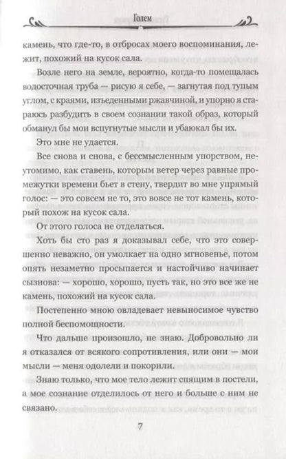 Фотография книги "Густав Майринк: Голем"