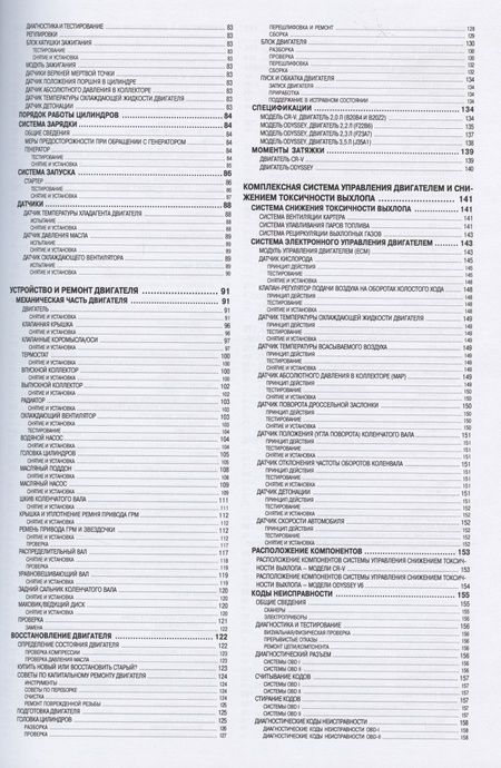 Фотография книги "HONDA CR-V, ODYSSEY. Модели выпуска 1995-2001 гг. c бензиновыми двигателями. Устройство и ремонт"