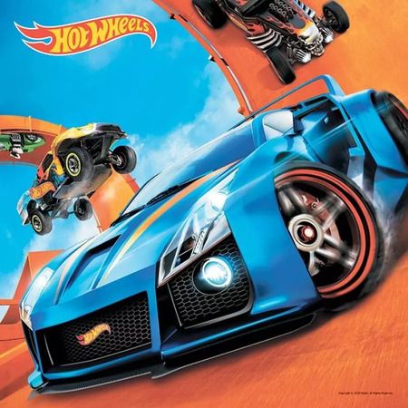 Фотография книги "Hot Wheels. Суперкары (плакат + 3D наклейки)"