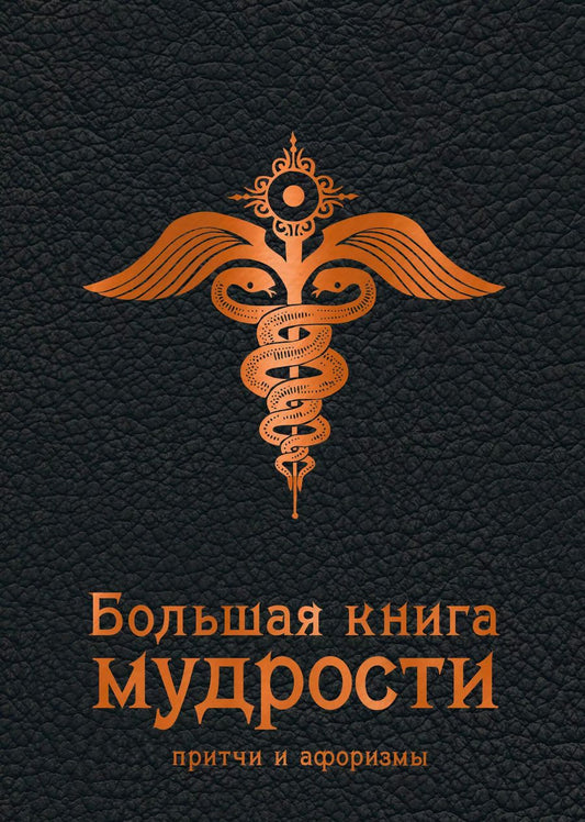 Обложка книги "И. Попков: Большая книга мудрости: притчи и афоризмы (черная)"