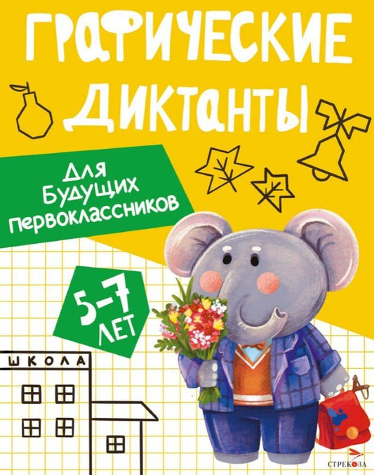 Обложка книги "И. Васильева: Графические диктанты. Для будущих первоклассников"