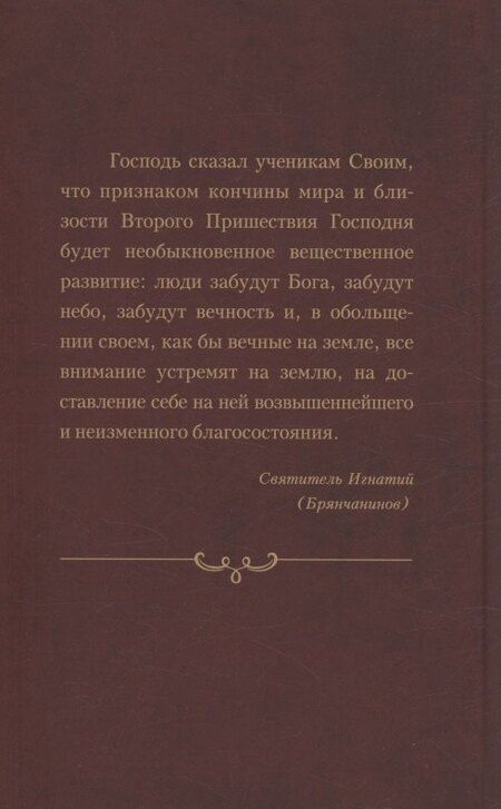 Фотография книги "Игнатий Брянчанинов: Приношение христианам последних времен"