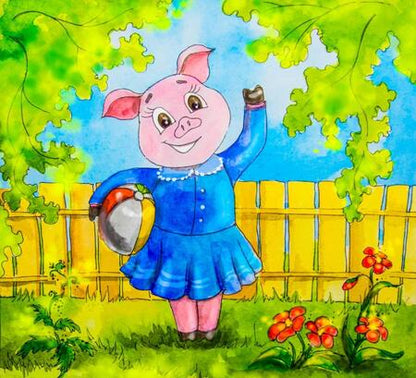 Фотография книги "Игорь Карде: Свинка Алинка и мяч"