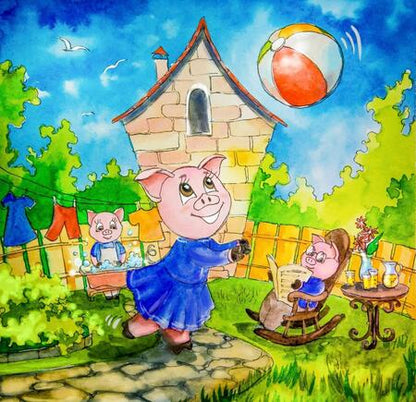 Фотография книги "Игорь Карде: Свинка Алинка и мяч"