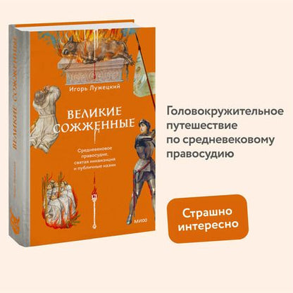 Фотография книги "Игорь Лужецкий: Великие сожженные. Средневековое правосудие, святая инквизиция и публичные казни"
