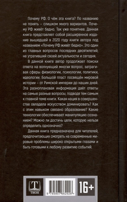 Обложка книги "Игорь Стечкин: Почему РФ"