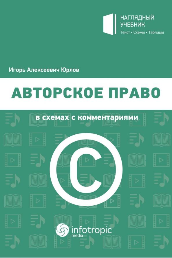 Обложка книги "Игорь Юрлов: Авторское право в схемах с комментариями"