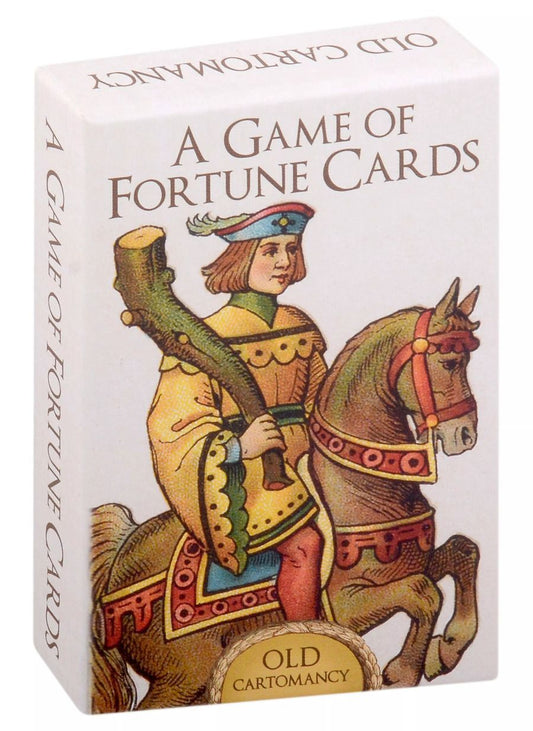 Обложка книги "Игральные карты удачи (A Game of Fortune Cards) Dondorf - Frankfurt, 1900 CA."
