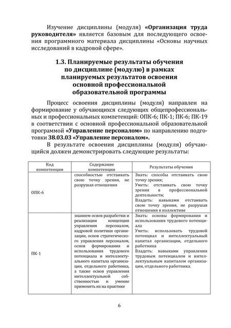 Фотография книги "Ильина: Организация труда руководителя. Рабочая программа дисциплины (модуля)"
