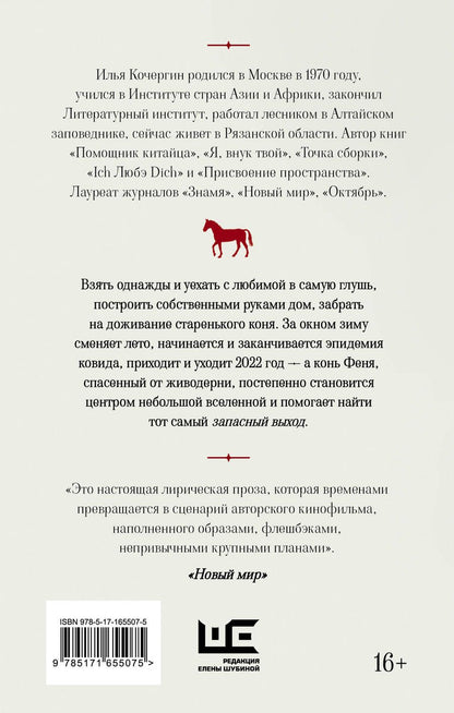 Обложка книги "Илья Кочергин: Запасный выход"