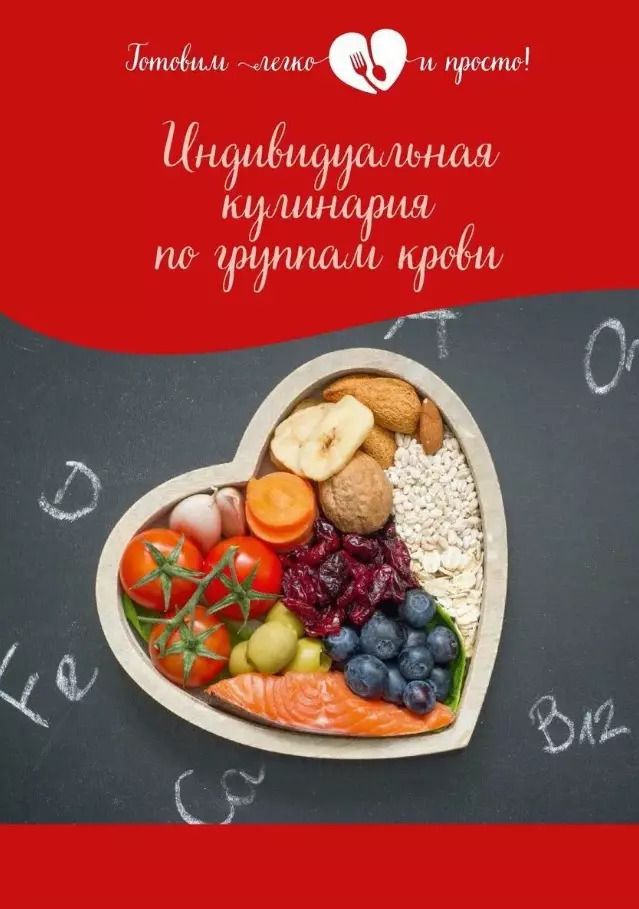 Обложка книги "Индивидуальная кулинария по группам крови"