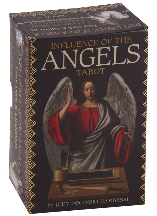 Обложка книги "Influence of The Angels Tarot"