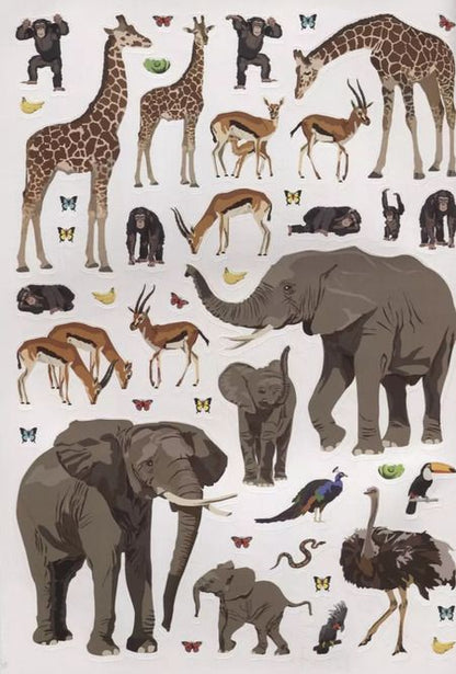 Фотография книги "Ингрид Брауэр: Моя книга наклеек. Животные мира"