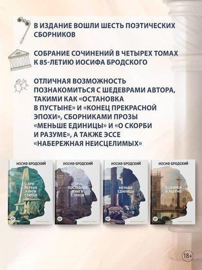 Фотография книги "Иосиф Александрович: Собрание сочинений в 4 т (комплект)"