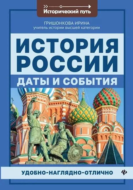Обложка книги "Ирина Гришонкова: История России:даты и события ."